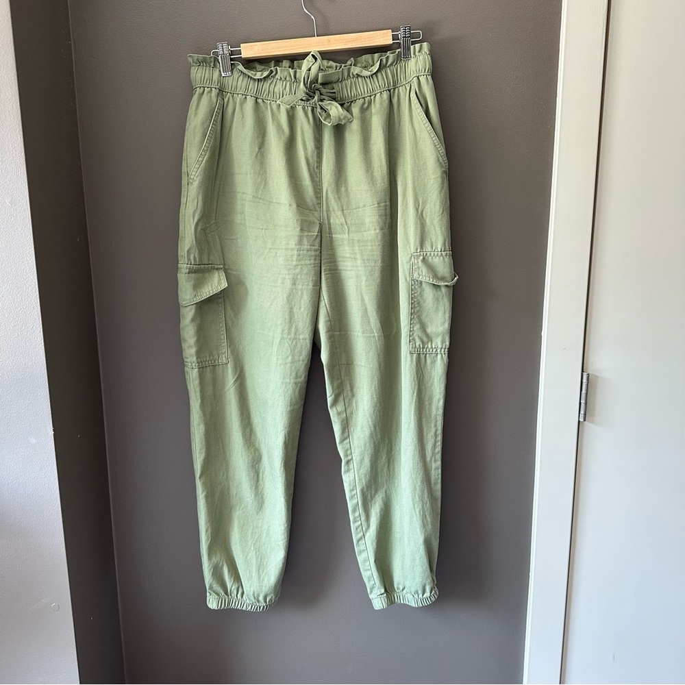 LOFT Outlet Olive Green Cargo Joggers